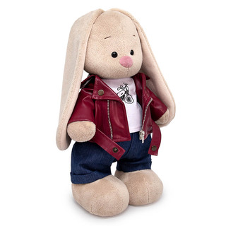 Зайка Ми в косухе и джинсах, 25 см | Коллекция Винтаж 2