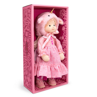 Кукла Аврора в шапочке 'Единорог' 5