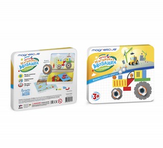 Обучающий набор 'Магнитная мозаика. Стройка' 3