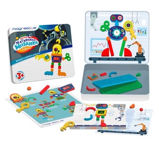 Мозаика магнитная 'Роботы' 2