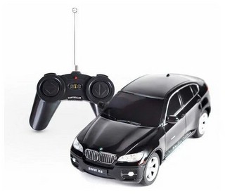 Радиоуправляемая машинка Rastar BMW X6, чёрный, 27MHZ, 1:24 2