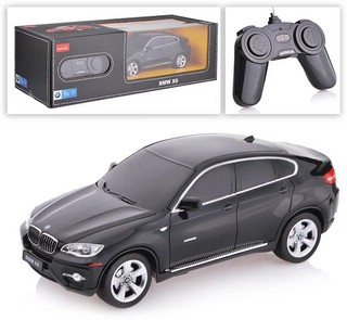 Радиоуправляемая машинка Rastar BMW X6, чёрный, 27MHZ, 1:24 5
