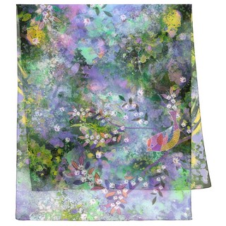 Палантин шелковый (шифон) 85 см х 2 м 1