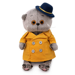 Басик Baby в тренче и шляпке, 20 см