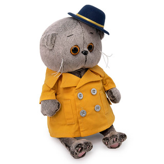 Басик Baby в тренче и шляпке, 20 см 2