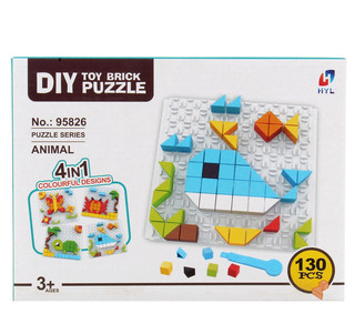 Пазл-мозаика HYL Животные 130 деталей 4