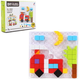 Пазл-мозаика 'Машинки' 108 деталей 2