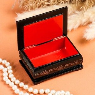 Шкатулка 'Розы' 6х9 см, лаковая миниатюра 2