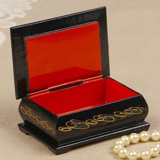 Шкатулка 'Пионы с лесными цветами' 6х9 см, лаковая миниатюра 3