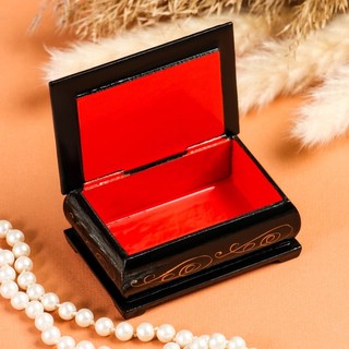 Шкатулка 'Барыня' 6х9 см, лаковая миниатюра 3