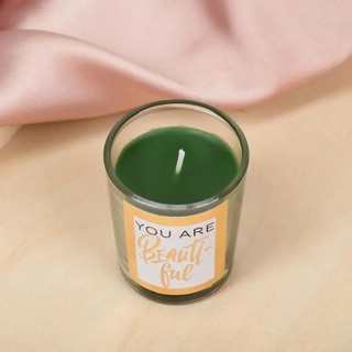 Свеча в стакане и мыльные лепестки 'You are Beautiful' аромат цветочный 3