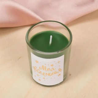 Свеча в стакане и мыльные лепестки 'Моя Вселенная' аромат цветочный 5