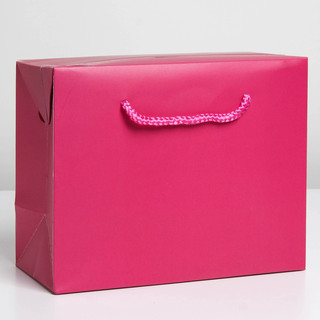 Пакет-коробка «Фуксия», 23 x 18 x 11 см