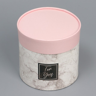 Коробка круглая 'Мрамор' 13 х 13 см 3