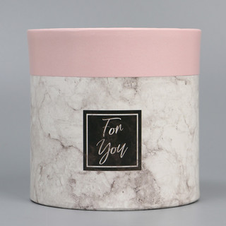 Коробка круглая 'Мрамор' 13 х 13 см 4