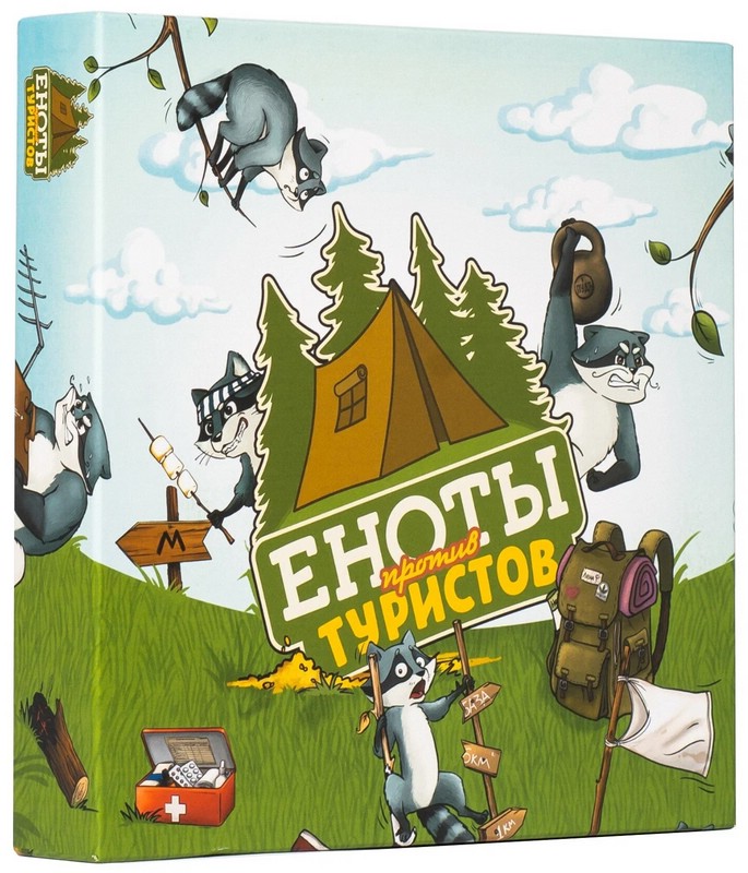 Настольная игра 'Еноты против Туристов'