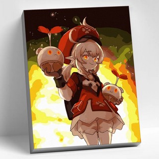 Картина по номерам 'Геншин Кли' холст, 30х40 см, Genshin, артикул CHR0119 1