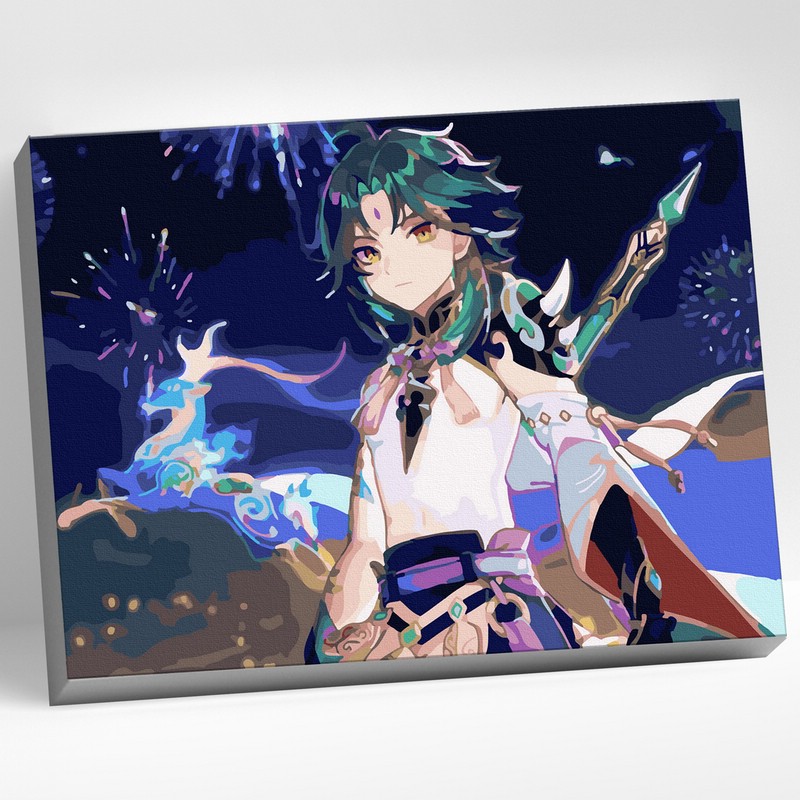 Картина по номерам 'Сяо Геншин' холст, 30х40 см, Genshin, артикул CHR0122