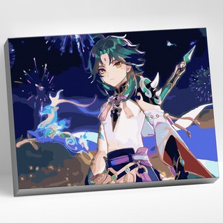 Картина по номерам 'Сяо Геншин' холст, 30х40 см, Genshin, арт...