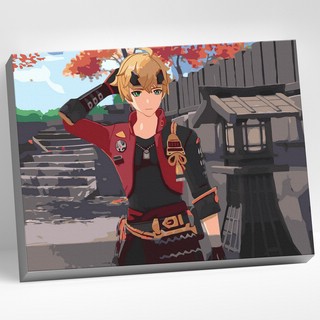 Картина по номерам 'Геншин Тома' холст, 30х40 см, Genshin, артикул CHR0147 1