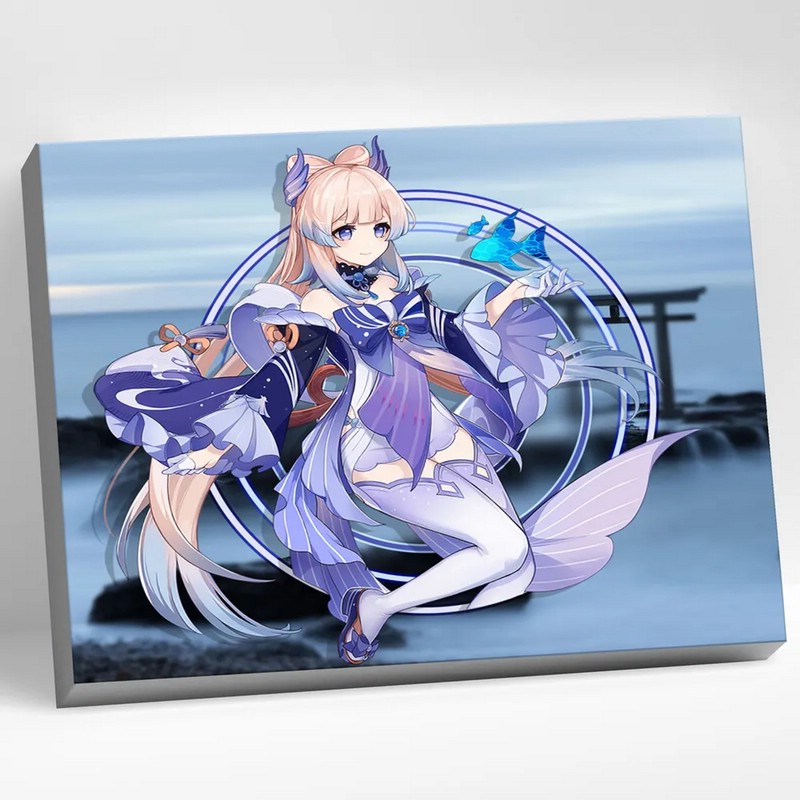 Картина по номерам 'Геншин Кокоми' холст, 30х40 см, Genshin, артикул CHR0192