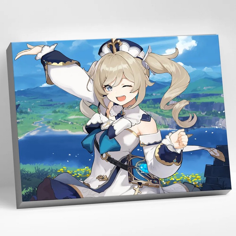 Картина по номерам 'Геншин Барбара' холст, 30х40 см, Genshin, артикул CHR0183