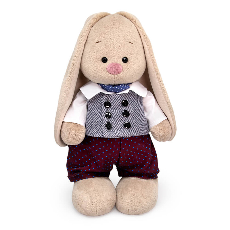 Зайка Ми в костюмчике, 25 см, BudiBasa