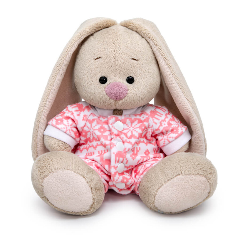 Зайка Ми в зимней пижамке, 15 см, BudiBasa