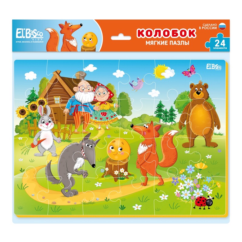Мягкий пазл-24 Колобок