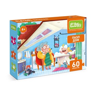 Пазлы Дом. Ванная, 60 элементов