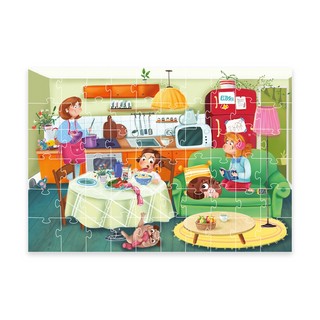 Пазлы Дом. Кухня, 60 элементов 2
