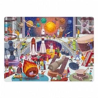 Пазл Ночь в музее. Планетарий, 100 элементов 2