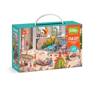Пазл Ночь в музее. Палеонтологический музей, 100 элементов 1
