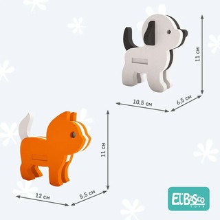 Набор мягких конструкторов Домашние любимцы 5