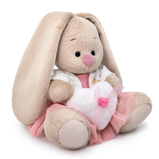 Зайка Ми с белым сердечком, 15 см | Коллекция 'Малыши' 2