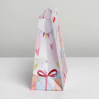 Пакет ламинированный «Happy Birthday», 23 х 18 х 8 см 3