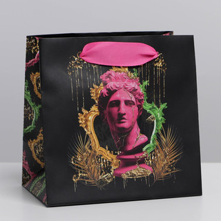 Пакет ламинированный квадратный «Вандал», 14 x 14 x 9 см