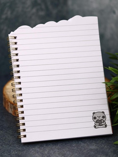 Блокнот B6 'Cheerful company' 60 листов, на пружине, розовый 4