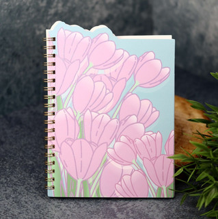 Блокнот 'Lawn of tulips', 18х13 см, 60 листов 1