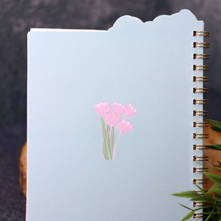 Блокнот 'Lawn of tulips', 18х13 см, 60 листов 3