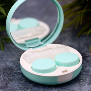 Контейнер для линз Shine зеленый 2