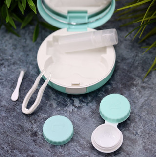 Контейнер для линз Shine зеленый 4