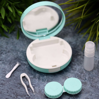 Контейнер для линз Shine зеленый 7