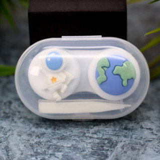 Контейнер для линз «Space astronaut earth» 2