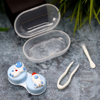 Контейнер для линз «Space astronaut heart» 3