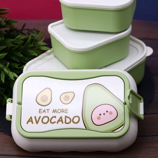Ланчбокс 'Eat more avocado' зеленый 4