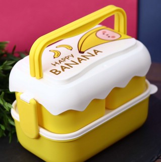 Ланчбокс 'Happy banana' желтый 3