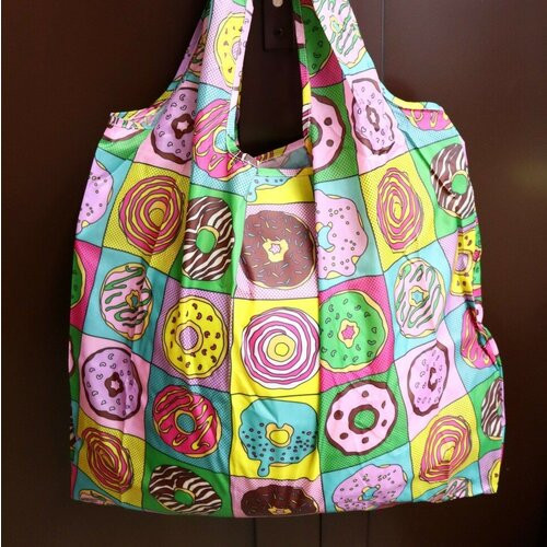 Сумка шоппер 'Пончики' полиэстер