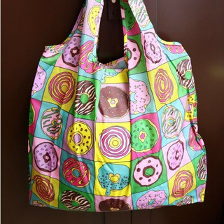 Сумка шоппер 'Пончики' полиэстер
