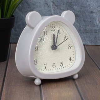 Часы-будильник 'Cute ears' серый 3